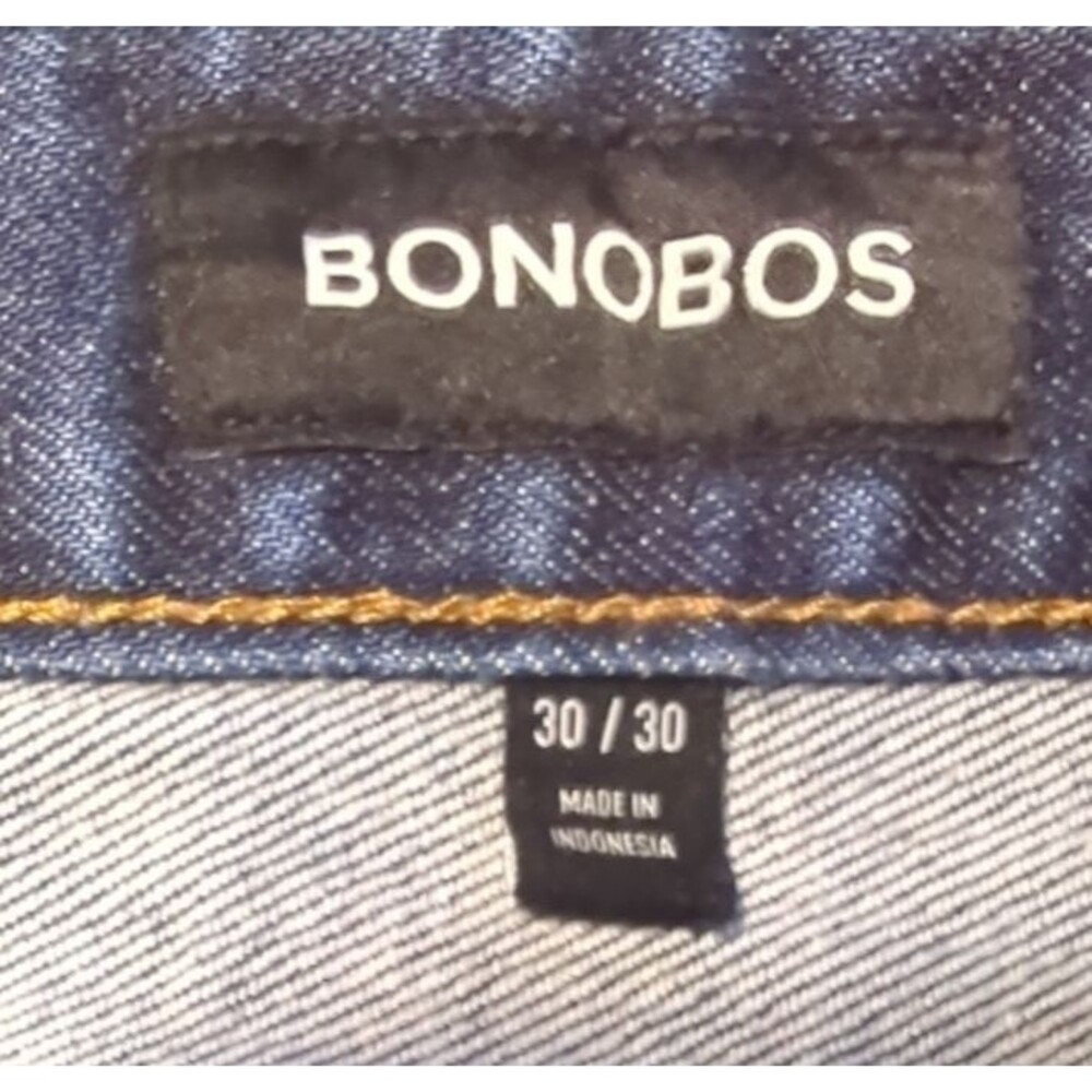Bonobos Men’s Japanese Selvedge Jeans Indigo Blue Tailored Tapered Denim 30X30 - Picture 7 of 14